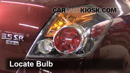 2010 nissan altima tail light bulb replacement